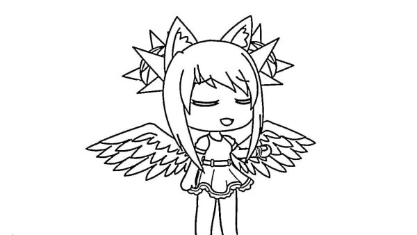 Раскраски гача лайф демоны