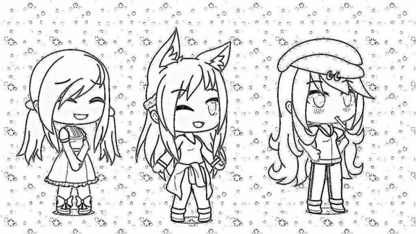 Распечатка гача лайф