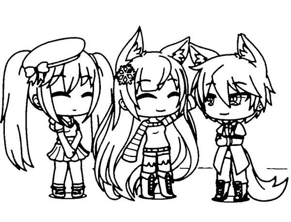 Рисунки гача лайф Шизуко