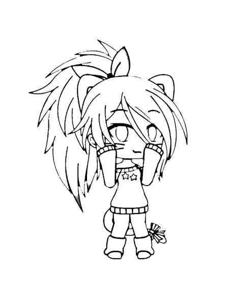 Гача лайф раскраски персонажей