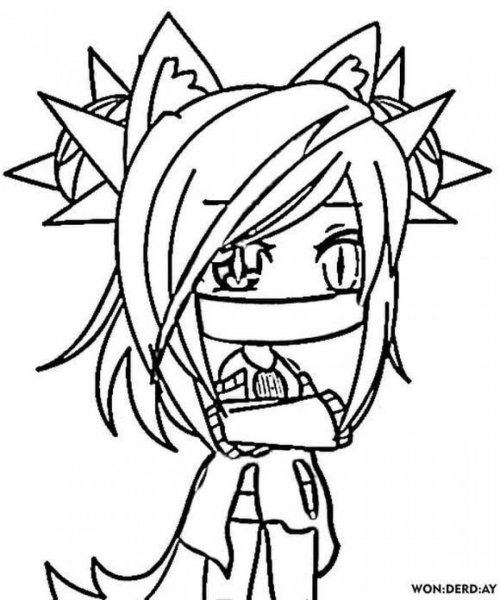 Гоча лайф раскраски