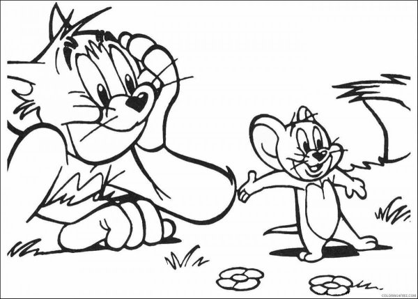 Том и Джерри. Раскраска