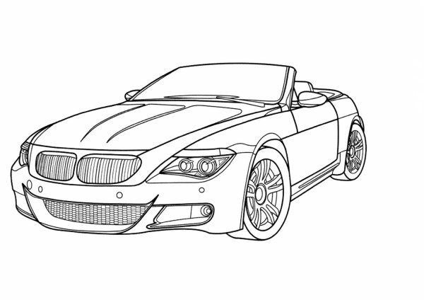 Раскраски машины БМВ i8
