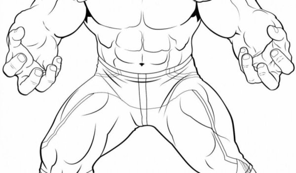 Раскраска Халка