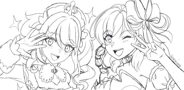 Раскраска Геншин Импакт