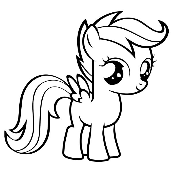 My little Pony раскраска
