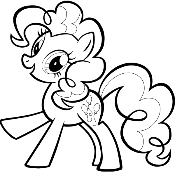 My little Pony раскраска