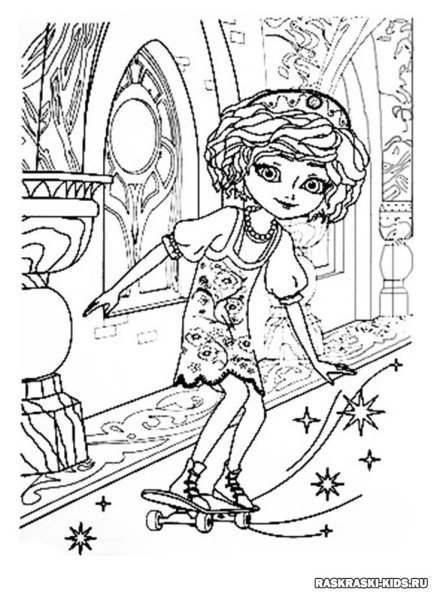 Раскраска из царевны