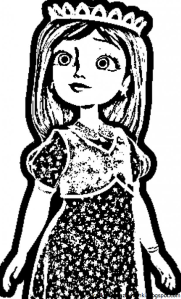 Раскраска "царевны"