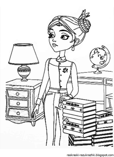 Царевны раскраска Кощей