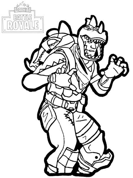 Раскраски Fortnite Battle Royale