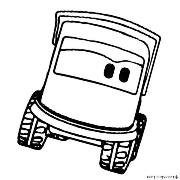 Лева Грузовичок разукрашка для мальчиков