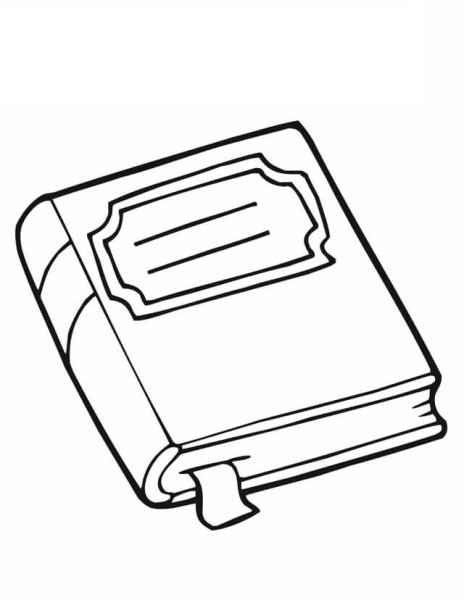 Раскраска "книга"