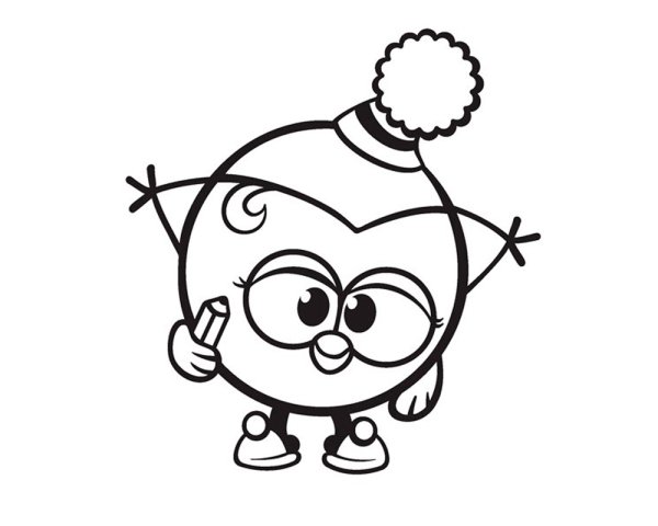 Нюша Малышарики раскраска