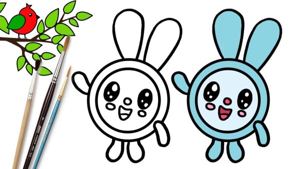 Крошик раскраска Малышарики