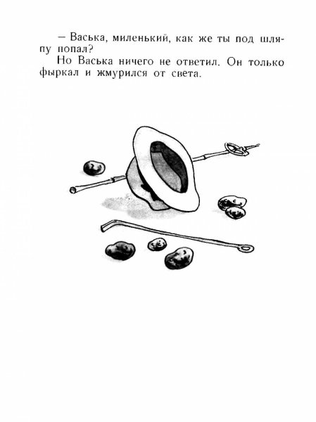 Раскраски к рассказу Живая шляпа Носова