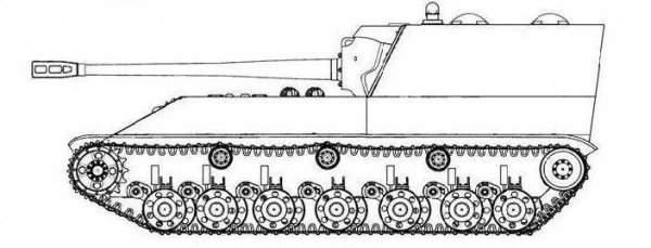 Танк кв-1 вид сбоку рисунок