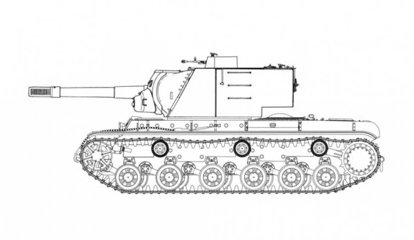 Кв-3 танк чертеж
