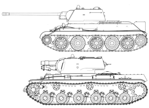 Кв1 танк и т34