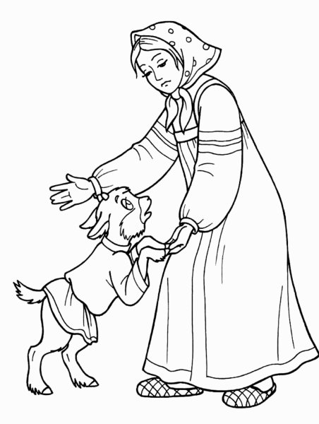 Раскраска герои сказок