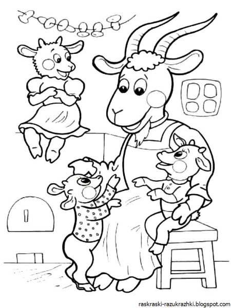 Сказки-раскраски. Колобок