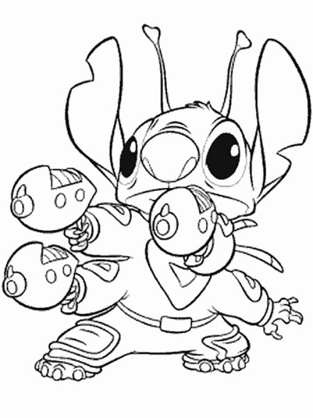 Раскраски Lilo Stitch