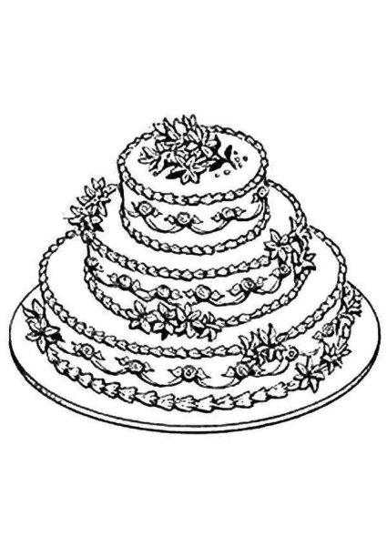 Эскиз торта