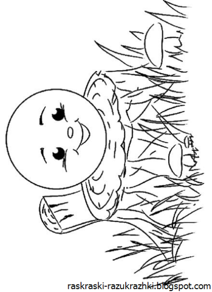 Раскраска "Колобок"