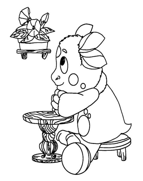 Карлсон раскраска