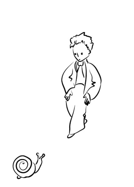 Маленький принц раскраска Антуан де сент-Экзюпери