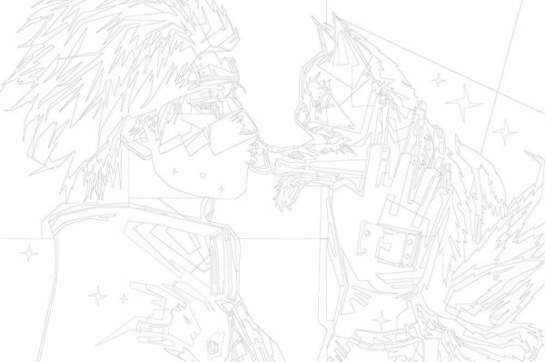 Картина по номерам Какаси Хатакэ