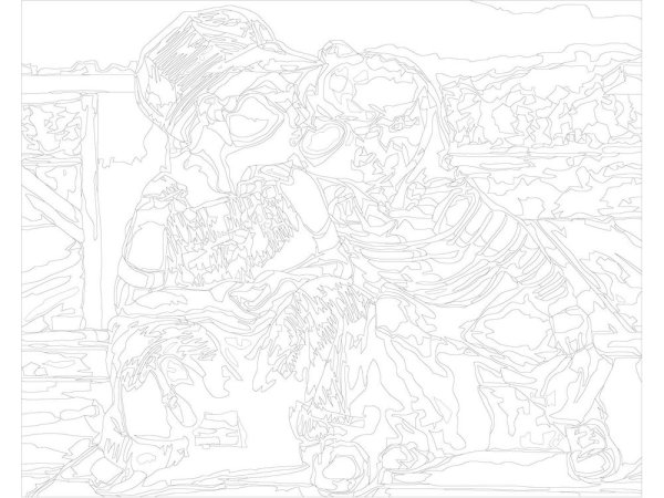 Картина по номерам раскраска