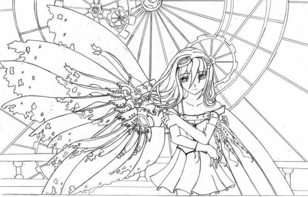 Раскраски аниме