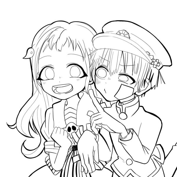 Аниме горничная Ханако