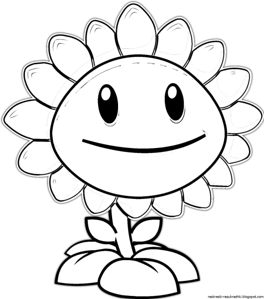 Разукрашки зомби против растений 2