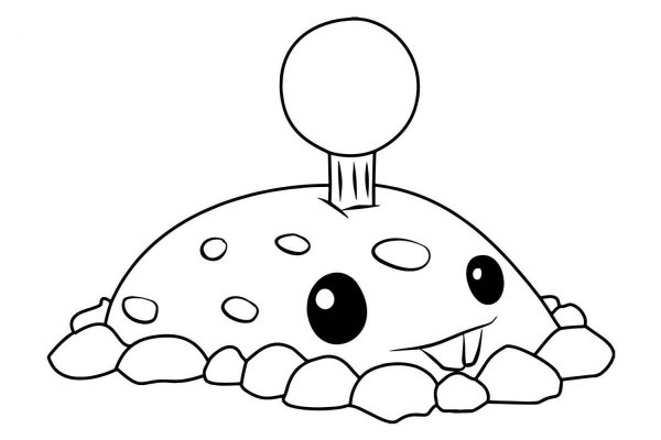 Plants vs Zombies раскраска