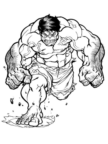 Hulk raskraski