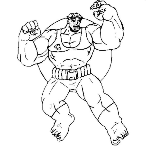 Халк Бастер раскраска