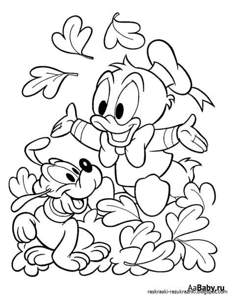 Диснеевские раскраски