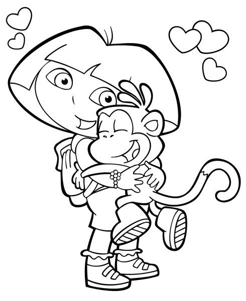 Раскраски герои мультфильмов