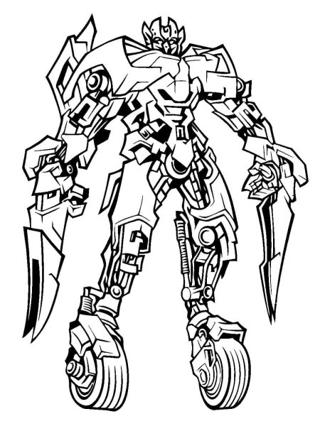 Бамблби Прайм раскраска