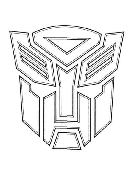 Раскраска трансформеры Бамблби