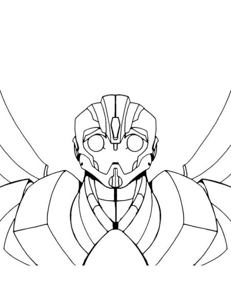 Трансформеры последний рыцарь раскраска Бамблби