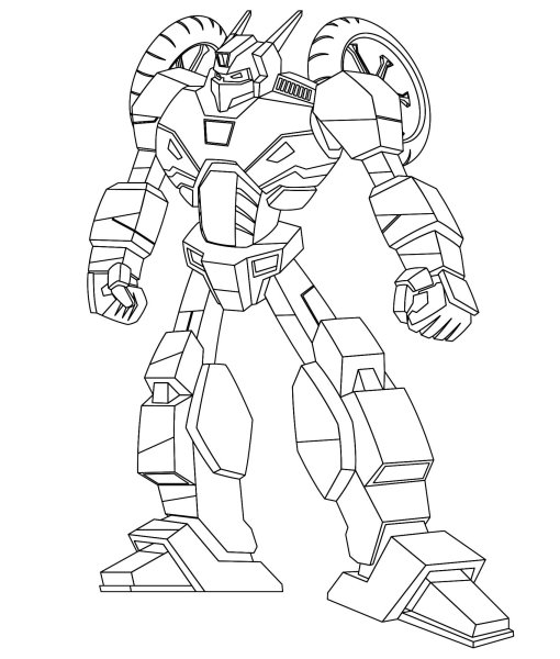 Раскраска трансформеры Бамблби