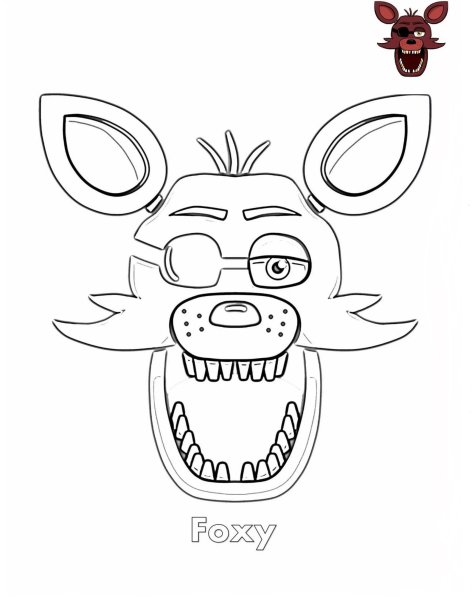 FNAF маска фредираскраска