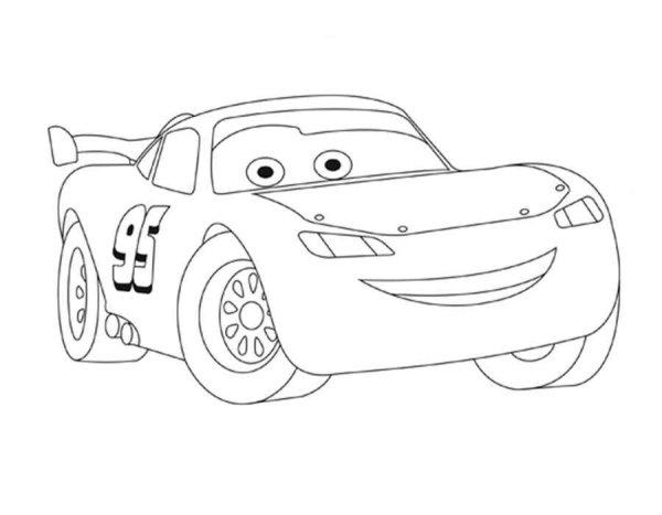 Раскраска Тачки молния Маквин