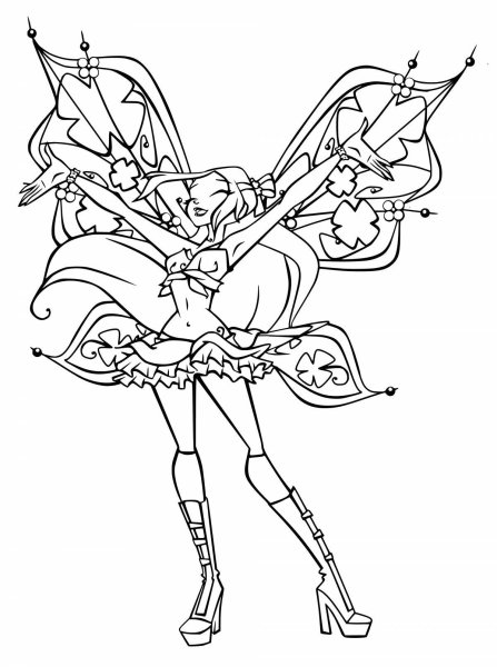 Раскраски Винкс Беливикс