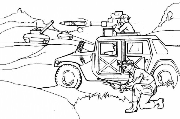 Раскраски военной техники