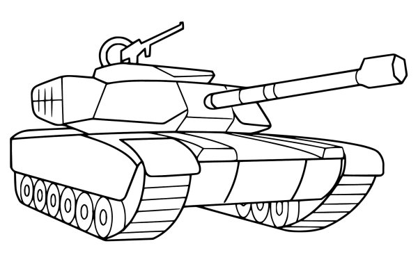 Раскраска танк т 90
