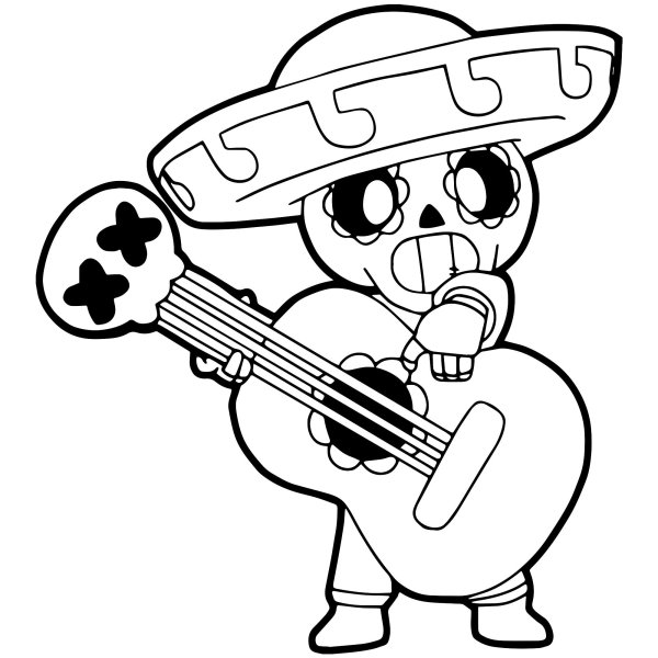 Раскраска Браво старс поко